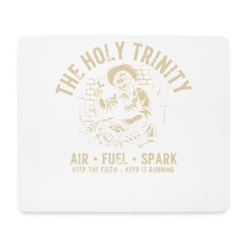 Holy Trinity Engine Tee Air Fuel Spark - Mouse Pad (horizontal) - white - Front