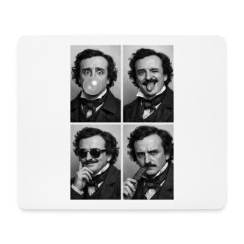 Bande photo d’Edgar Allan Poe - Tapis de souris (format paysage) - blanc - Devant
