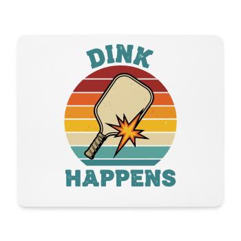 Joueur drôle de pickleball Dink Happen Love - Tapis de souris (format paysage) - blanc - Devant