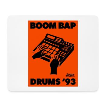 Boom Bap Drums '93 Retro - Mousepad (Querformat) - Weiß - Vorne
