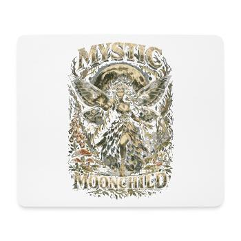 Fairycore Fee Gotisch Mystic Moonchild - Mousepad (Querformat) - Weiß - Vorne