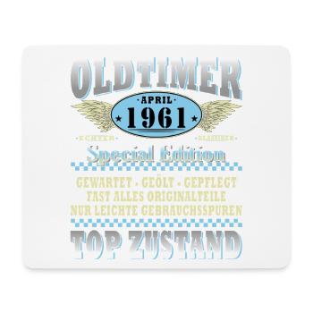 Oldtimer April 1961 Sonderausgabe - Mousepad (Querformat) - Weiß - Vorne