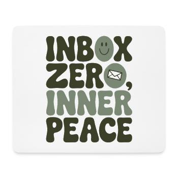 Leeres Postfach | Innere Ruhe & Fokus - Mousepad (Querformat) - Weiß - Vorne