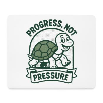Progress instead of pressure | Mindfulness & Focus - Mouse Pad (horizontal) - white - Front