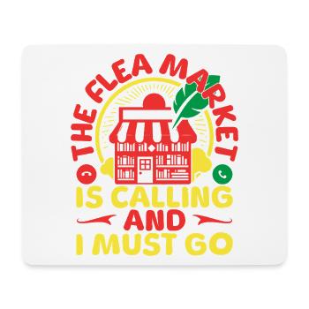Thrift Shopper Flea Market Is Clling Must Go - Mouse Pad (horizontal) - white - Front