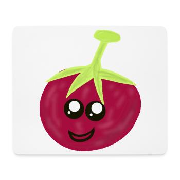 Tomaten Tomaten Gemüse Kawaii Hobbygärtner - Mousepad (Querformat) - Weiß - Vorne