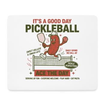 Pickleball funny player pickle ball love Ace The - Mouse Pad (horizontal) - white - Front