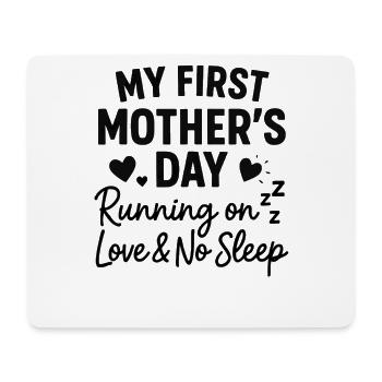 Erster Muttertag Humor Mama Geschenkidee Familie - Mousepad (Querformat) - Weiß - Vorne