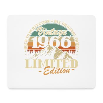 Vintage, 1966, Vintage Retro, Cadeau d’anniversaire - Tapis de souris (format paysage) - blanc - Devant