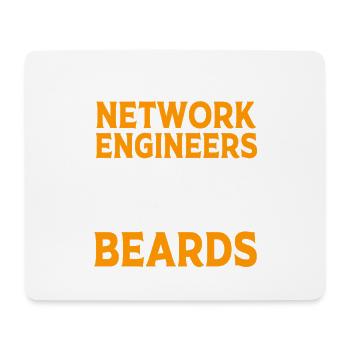 Network Computer Scientist Programmer Admin - Mouse Pad (horizontal) - white - Front