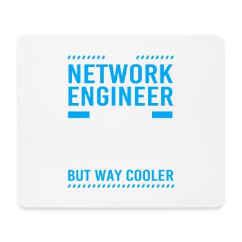 Network Computer Scientist Programmer Admin - Mouse Pad (horizontal) - white - Front