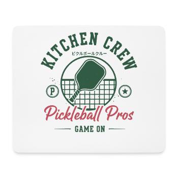 Jeu Pickleball Kitchen Crew Pros sur Funny Player - Tapis de souris (format paysage) - blanc - Devant