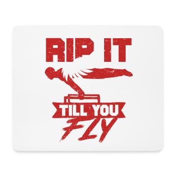 Calisthenics - Mouse Pad (horizontal) - white - Front