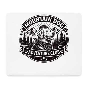 Mountain Dog Adventure Club Design - Mousepad (Querformat) - Weiß - Vorne