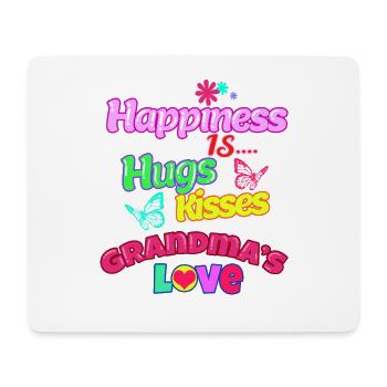 L’amour de grand-mère Câlins Bisous Bonheur - Grand-mère Amour - Tapis de souris (format paysage) - blanc - Devant