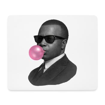 Scott Joplin mit Sonnenbrille und Kaugummi - Mousepad (Querformat) - Weiß - Vorne