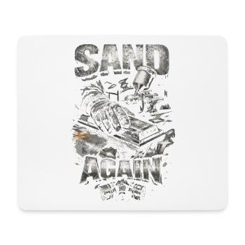 Peintre de voitures, peintre de voitures, poncez à nouveau - Tapis de souris (format paysage) - blanc - Devant