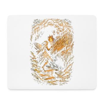 Fairycore Fee Gotisch - Mousepad (Querformat) - Weiß - Vorne