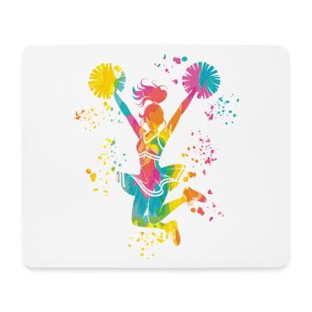 Cheerleader Cheer Mom Cheerleading - Mousepad (Querformat) - Weiß - Vorne