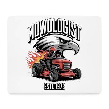 Lawn Tractor Racing Motorsport Lawnmower Racing - Mouse Pad (horizontal) - white - Front