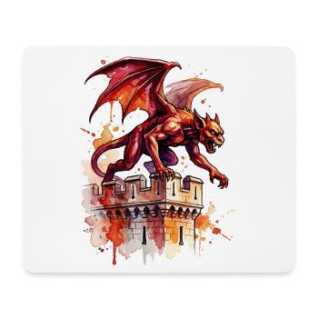 Colorful Gargoyle - Mouse Pad (horizontal) - white - Front