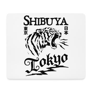 Shibuya Tokyo Tiger - Mousepad (Querformat) - Weiß - Vorne