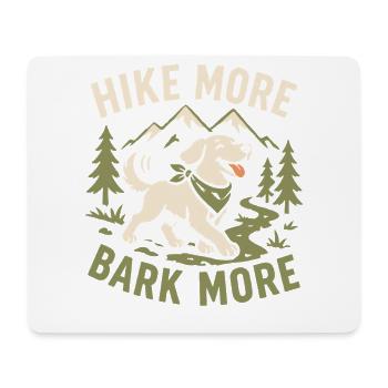 Mehr wandern Bellen Mehr Outdoor-Hundedesign - Mousepad (Querformat) - Weiß - Vorne