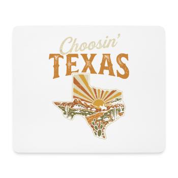 Choosing Texas Sunset - Mousepad (Querformat) - Weiß - Vorne