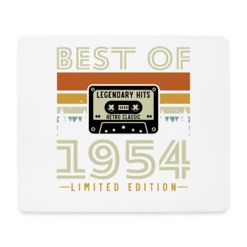 1954 Vintage Retro Birthday Gift - Mouse Pad (horizontal) - white - Front