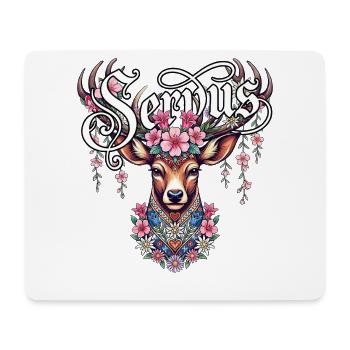 Trachten T-Shirt Servus Damen Trachtenshirt Bayern - Mousepad (Querformat) - Weiß - Vorne