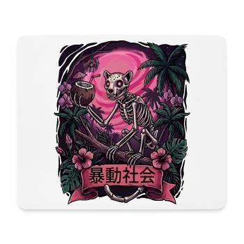 Tropical Skeleton Sunset - Mouse Pad (horizontal) - white - Front