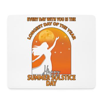 Litha Pagan: Sommersonnenwende, Mittsommer, Mittsommer, Mittsommer. - Mousepad (Querformat) - Weiß - Vorne