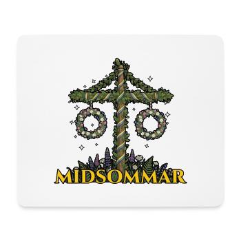 Litha Pagan Solstice d’été Midsommar - Tapis de souris (format paysage) - blanc - Devant