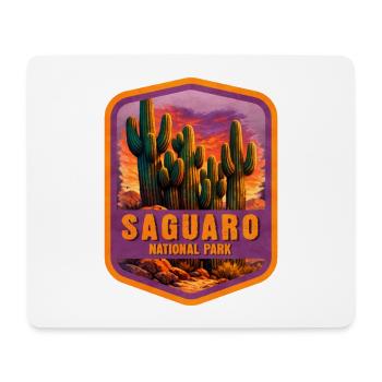 Saguaro National Park Desert Patch - Mouse Pad (horizontal) - white - Front
