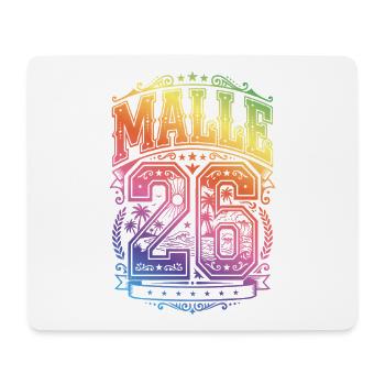 Malle 26 Bunt 2026 - Mouse Pad (horizontal) - white - Front