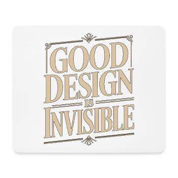 Logo Designer Good Design Is Digital Designer - Mouse Pad (horizontal) - white - Front