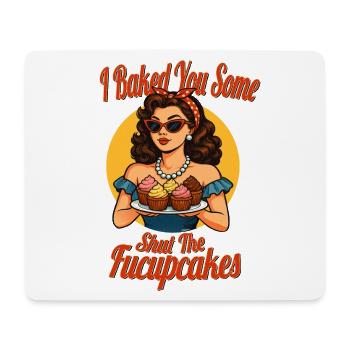 I Baked You Some – Funny Retro Baking Shirt - Mousepad (Querformat) - Weiß - Vorne