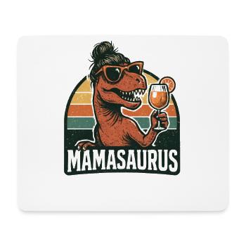 Mamasaurus Mama Mutter Geschenkidee Humor Lustig - Mousepad (Querformat) - Weiß - Vorne