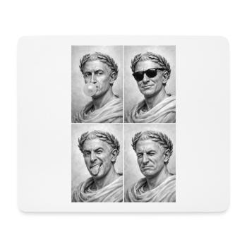 Caesar Collage - Mousepad (Querformat) - Weiß - Vorne
