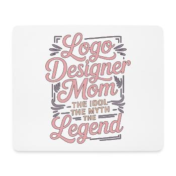 Logo Designer Mom The Idol The Brand Specialist - Mouse Pad (horizontal) - white - Front