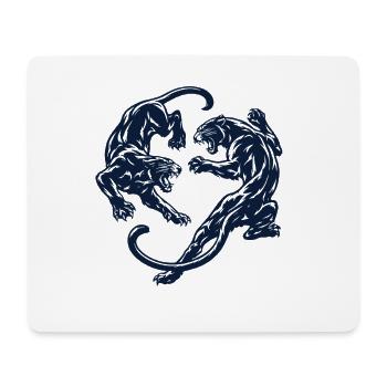 Circle of the Panthers – Shadow Fight - Mouse Pad (horizontal) - white - Front