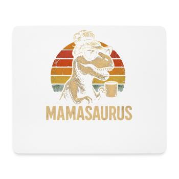Mamasaurus Mama Mutter Geschenkidee Humor Lustig - Mousepad (Querformat) - Weiß - Vorne