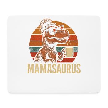 Mamasaurus Mama Mutter Geschenkidee Humor Lustig - Mousepad (Querformat) - Weiß - Vorne