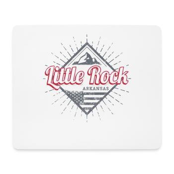 Little Rock, city in Arkansas, United States - Mouse Pad (horizontal) - white - Front