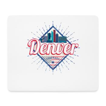 Denver Colorado Vereinigte Staaten USA Souvenir - Mousepad (Querformat) - Weiß - Vorne