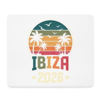 Ibiza 2026 - Mousepad (Querformat) - Weiß - Vorne