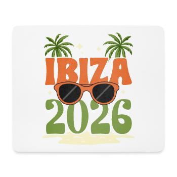 Ibiza 2026 - Mousepad (Querformat) - Weiß - Vorne