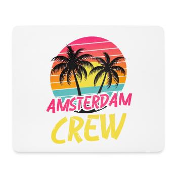 Amsterdam Crew - Mouse Pad (horizontal) - white - Front