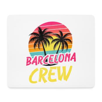 Barcelona Crew - Mouse Pad (horizontal) - white - Front