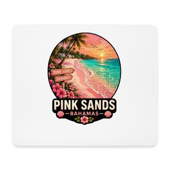 Pink Sands Bahamas Karibik Strand Urlaub Sonnenunt - Mousepad (Querformat) - Weiß - Vorne